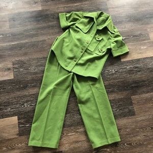 VINTAGE HANDMADE TWO PIECE 70S OUTFIT